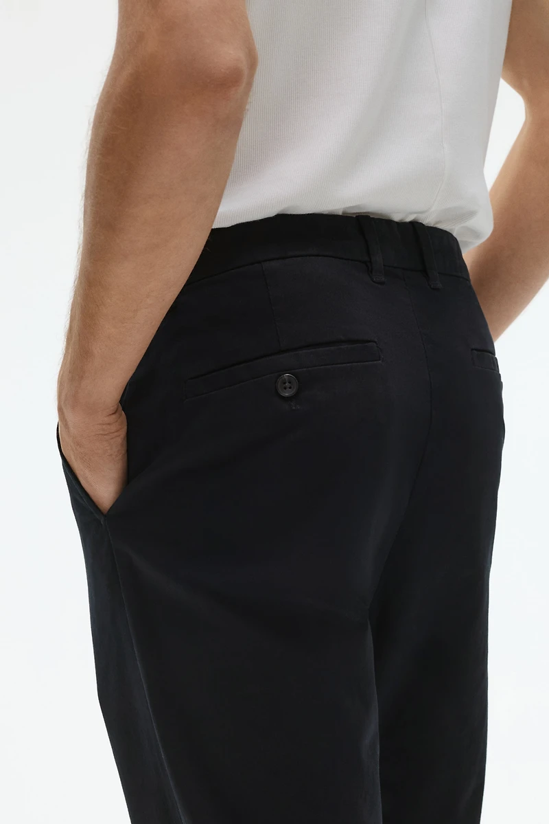 Slim-Fit Cotton Chinos