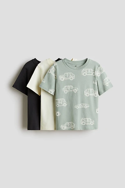 Lot de 3 T-shirts en coton