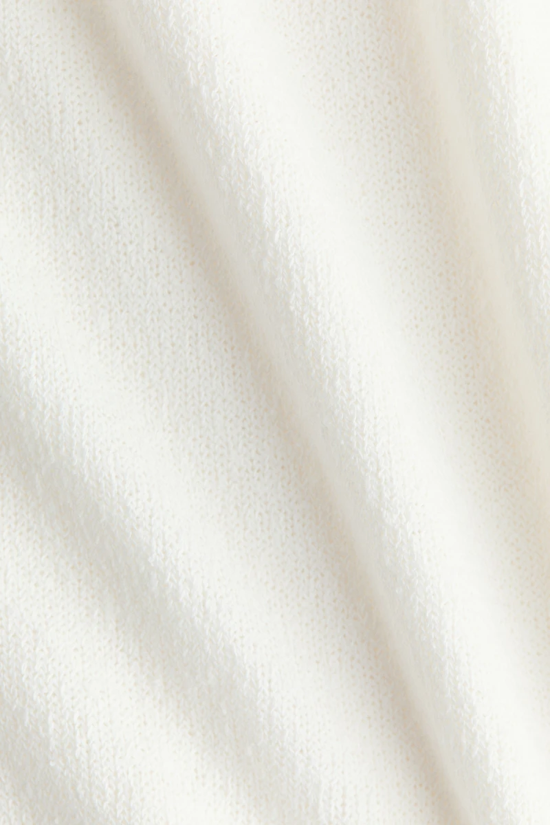 Robe à encolure bateau en fin tricot