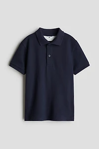Cotton Pique Polo Shirt