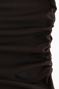 Haut en jersey à effet drapé