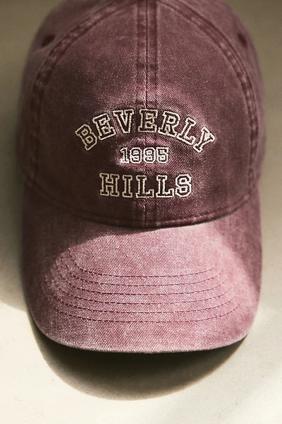 Embroidered-motif Twill Cap