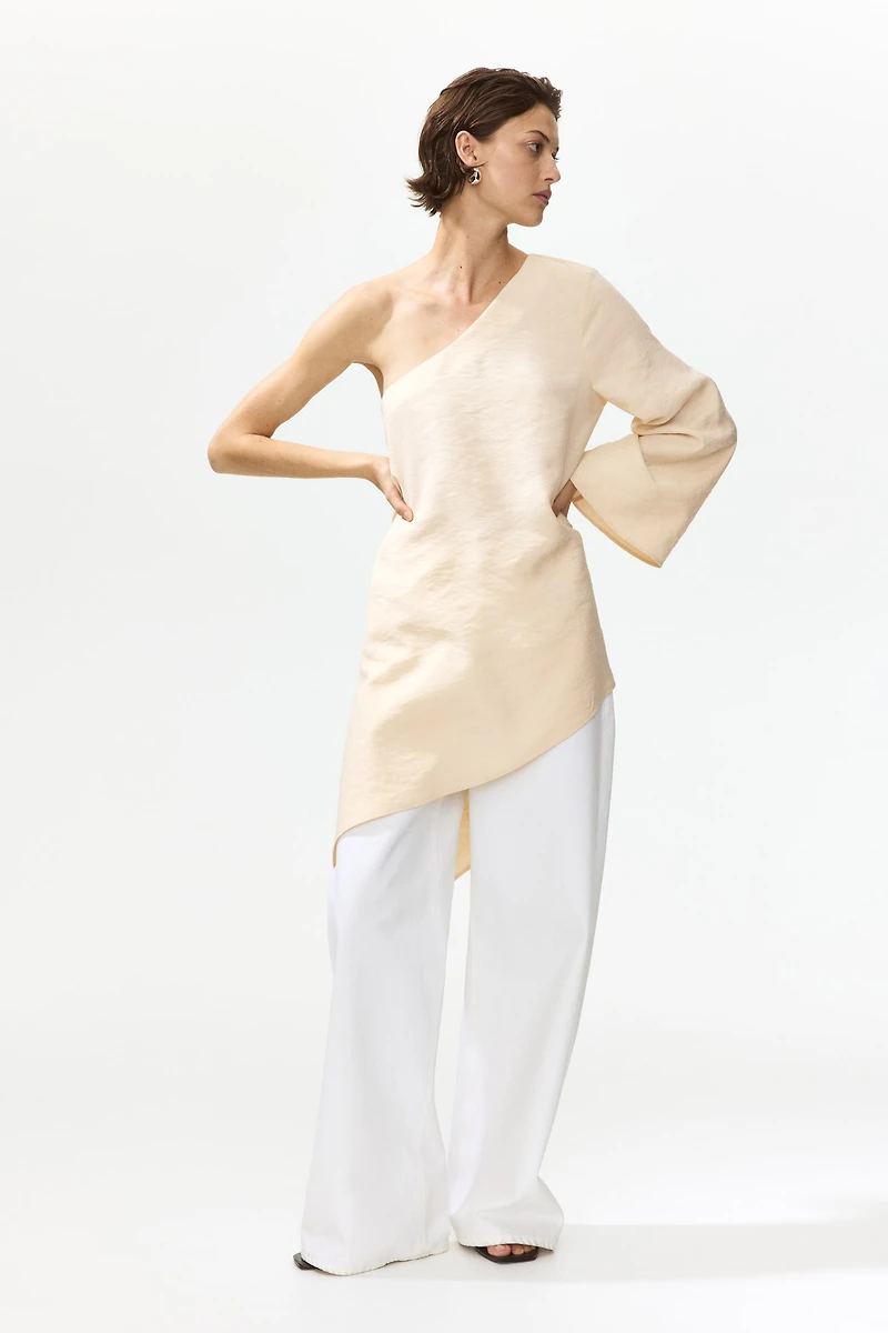 Modal-Blend One-Shoulder Top