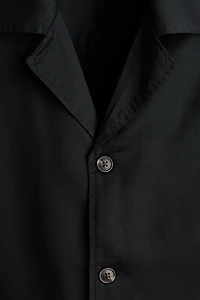 Chemise décontractée à col cubain