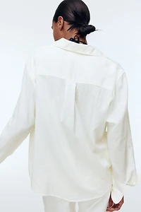 Linen-Blend Shirt