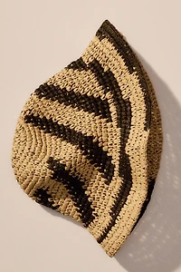 Handmade Straw Bucket Hat