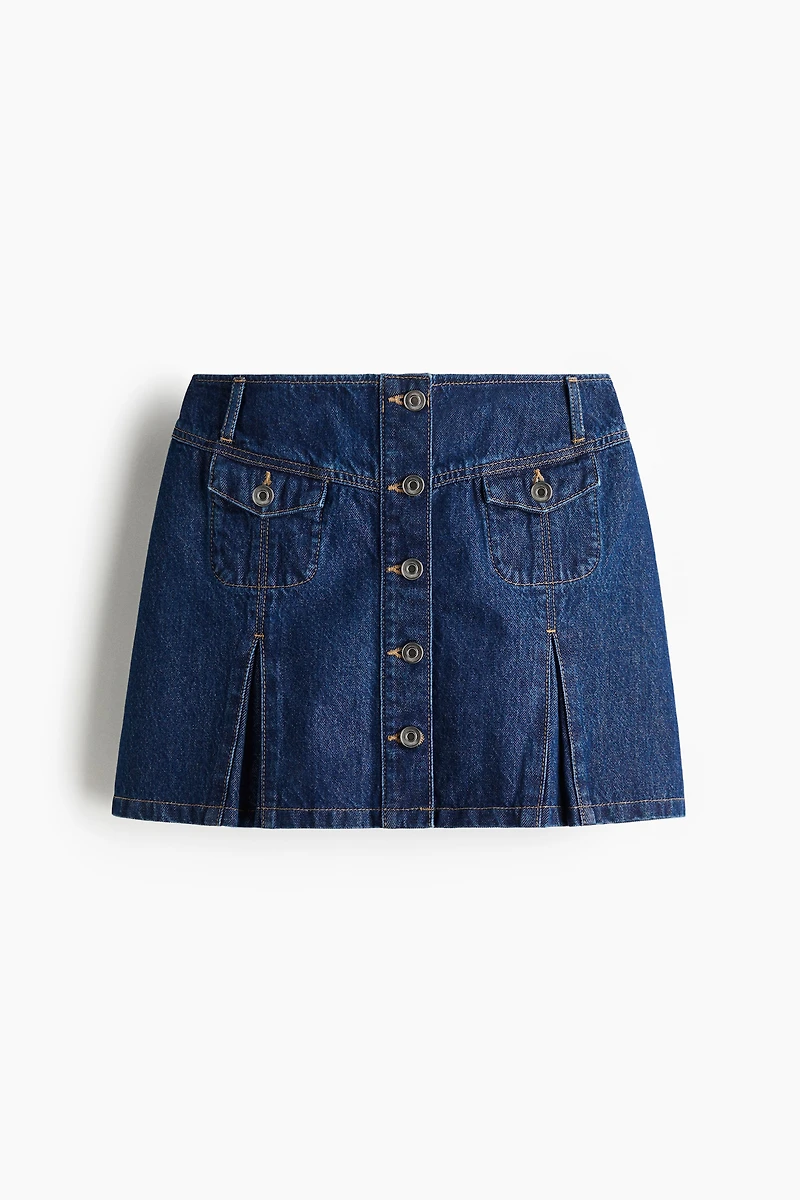 Denim Mini Skirt