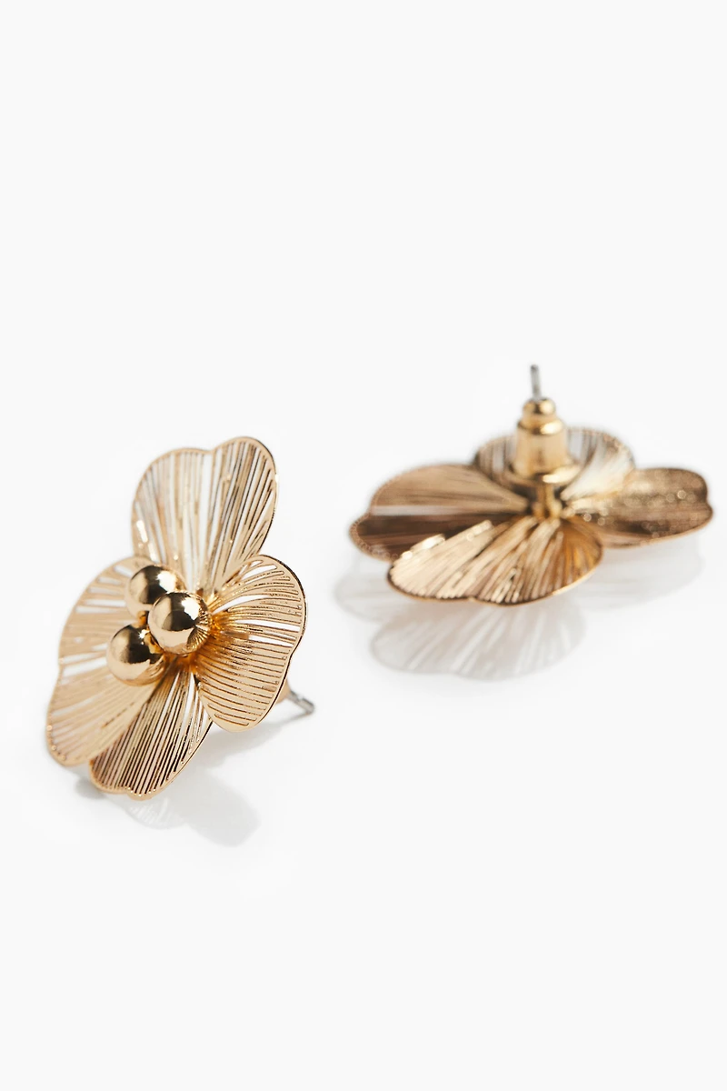 Flower-Shaped Earrings