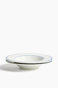 2-Pack Deep Porcelain Plates