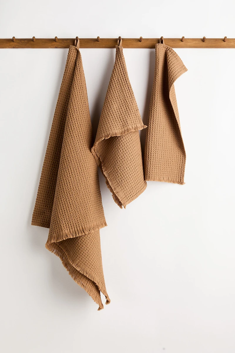 Waffled Bath Towel