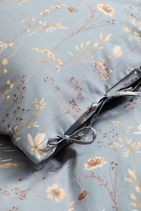 Floral-Print King/Queen Duvet Cover Set