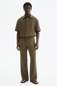 Relaxed-Fit Textured Pants