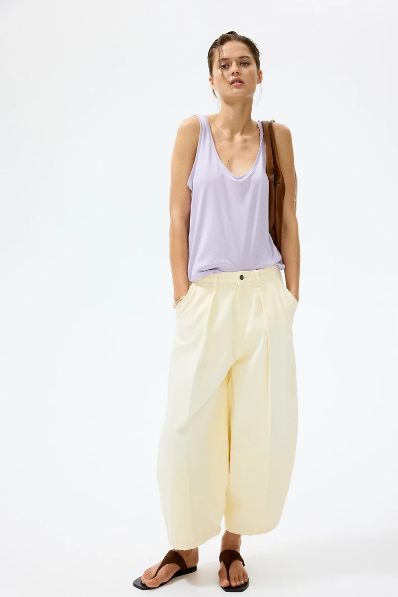 Silk-Blend Tank Top