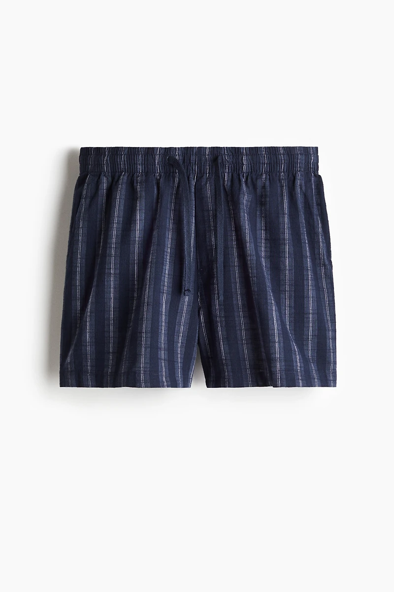 Cotton Pajama Shirt and Shorts
