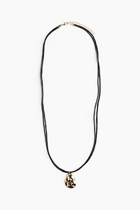 Cord Necklace with Pendant