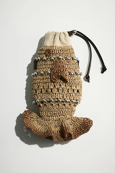 Sac à bandoulière en forme de poisson
