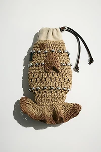Sac à bandoulière en forme de poisson