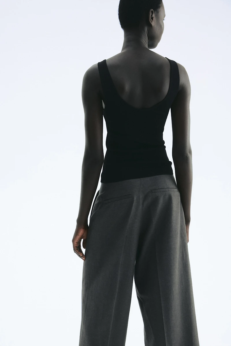 Dressy Linen-Blend Pants