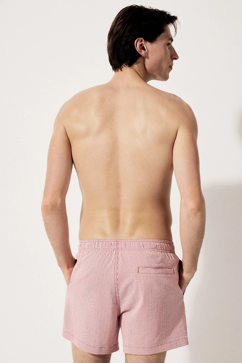 Seersucker Swim Shorts