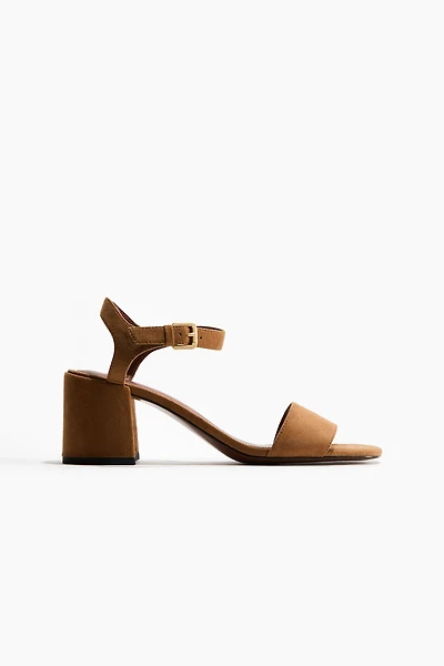 Block-heeled sandals