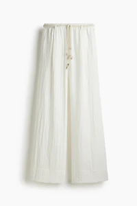 Pants with Macramé Belt