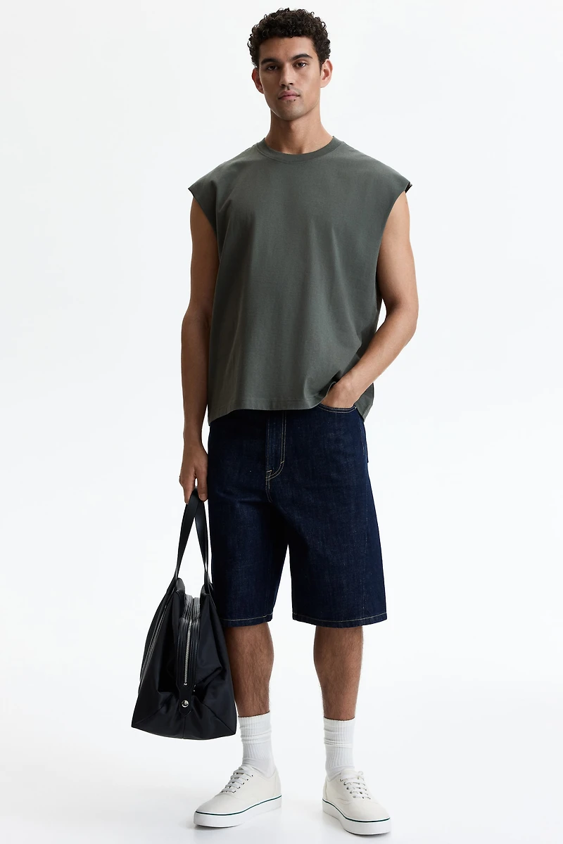 Relaxed-Fit Cotton Tank Top