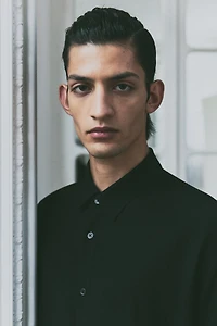 Regular-Fit Crinkled Shirt