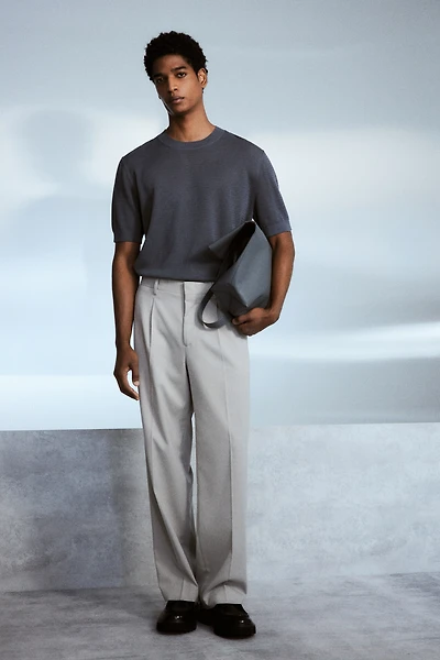Regular Fit Hole-Knit T-Shirt