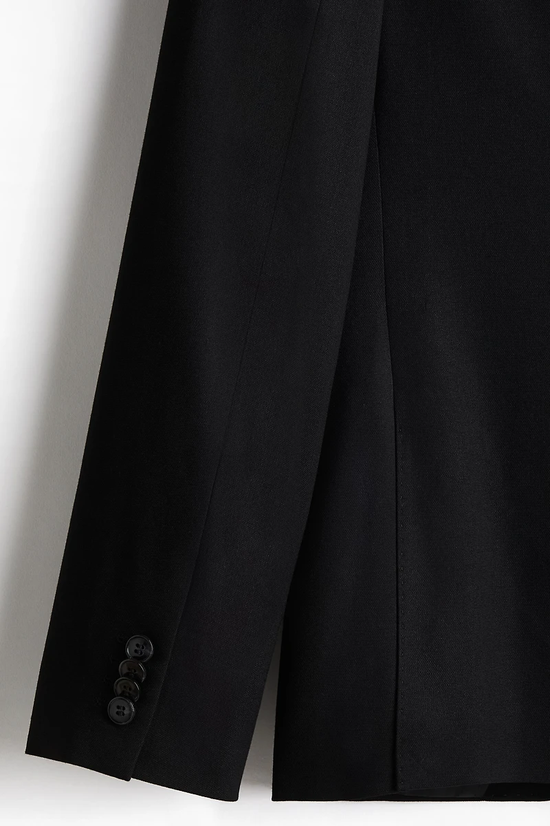 Slim-Fit Single-Breasted Jacket
