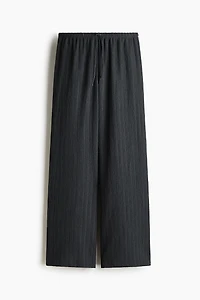 Textured Jersey Drawstring Pants