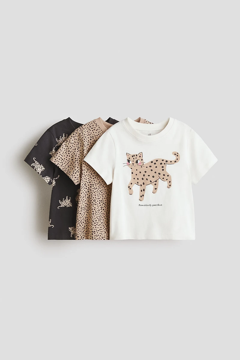 3-Pack Printed T-Shirts