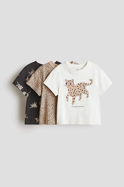Lot de 3 T-shirts imprimés