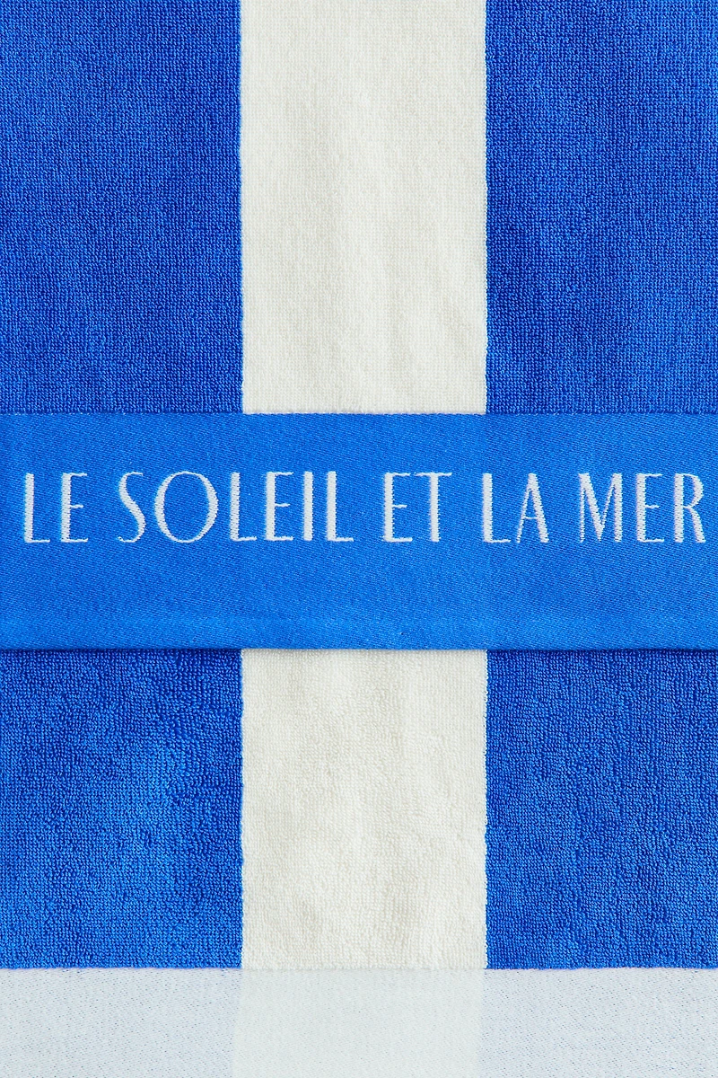Striped Cotton Beach Towel