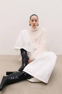 Bottines chaussettes à talon