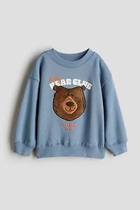 Printed Crewneck Sweatshirt