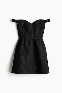 Robe en tissu jacquard