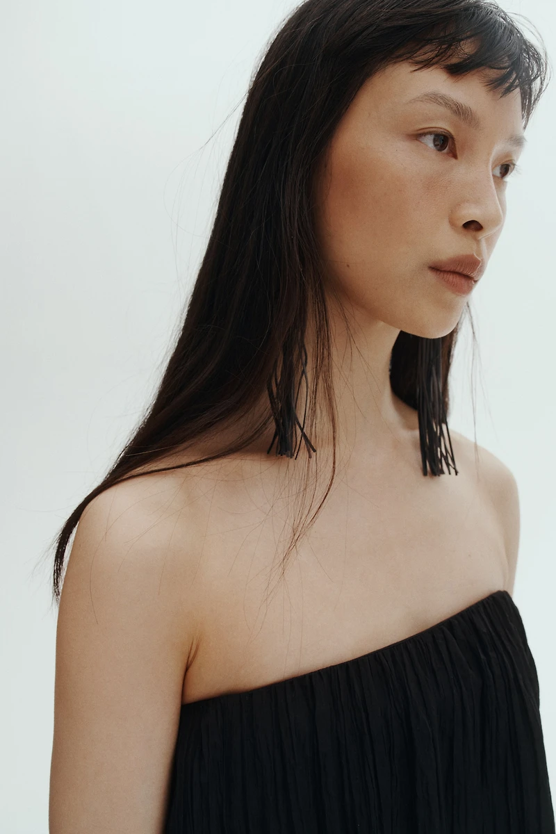 Robe bandeau froissée