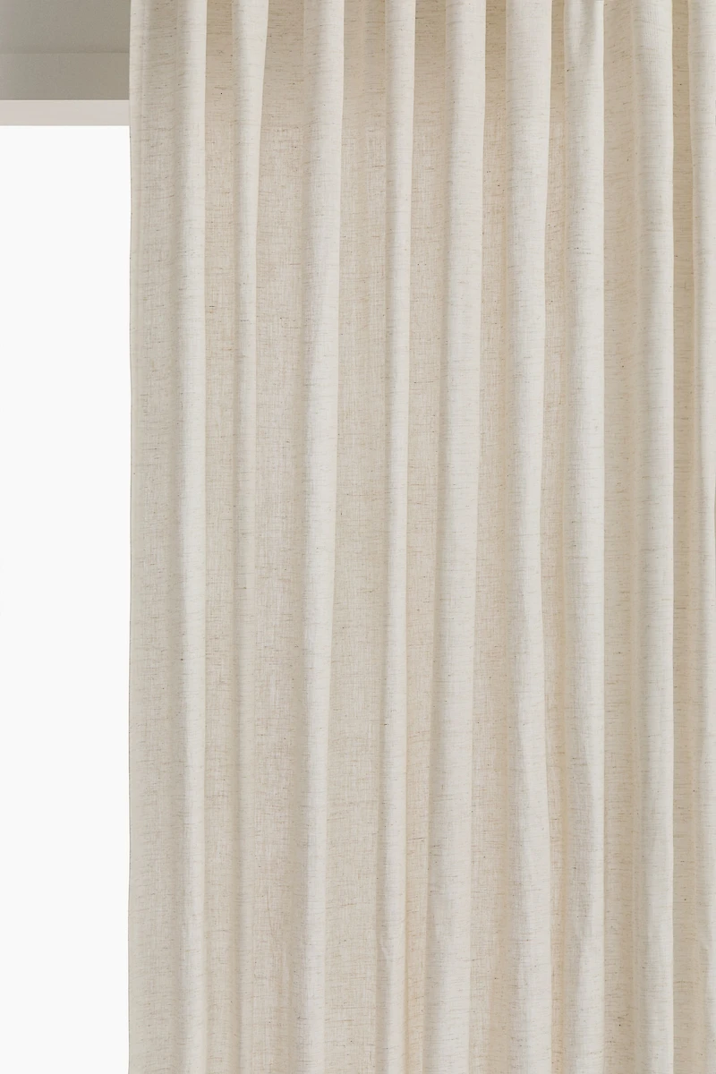 1-Pack Wide Lyocell-Blend Curtain Panel