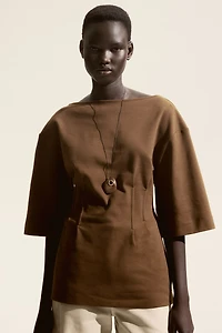 T-Shirt with Defined Waist