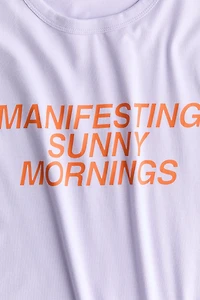 Printed Viscose-Blend T-Shirt