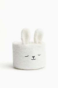 Teddy Fleece Storage Basket