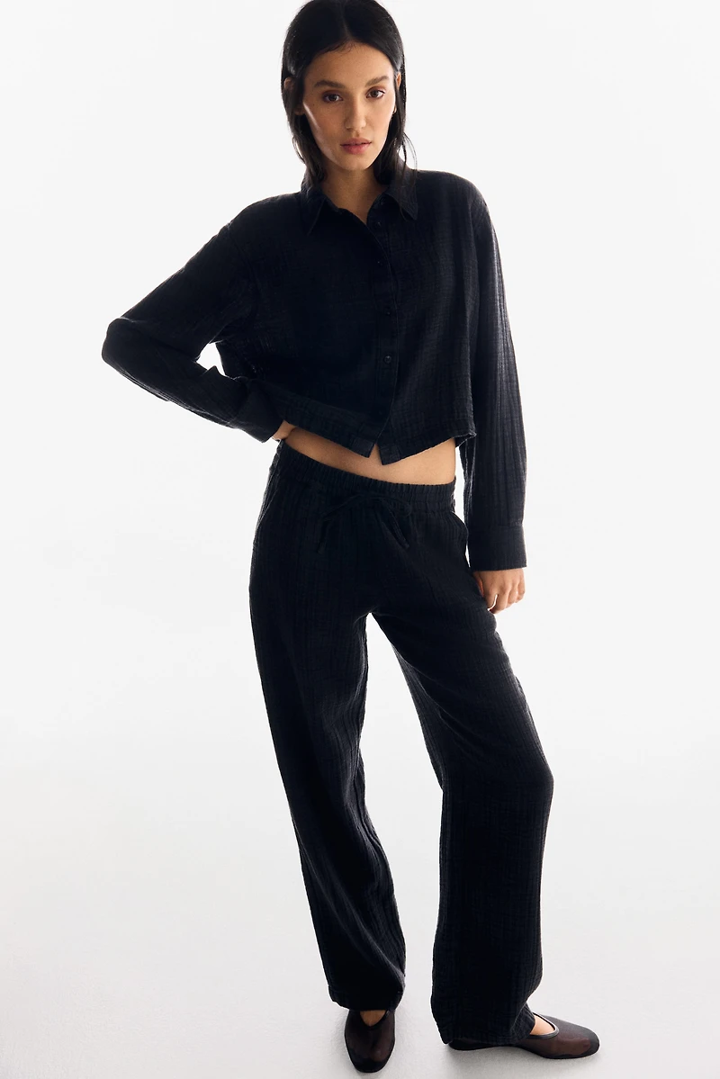 Chemise en mousseline de coton