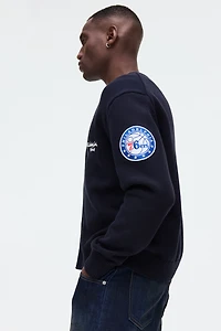 Regular-Fit Embroidered-Motif Cardigan