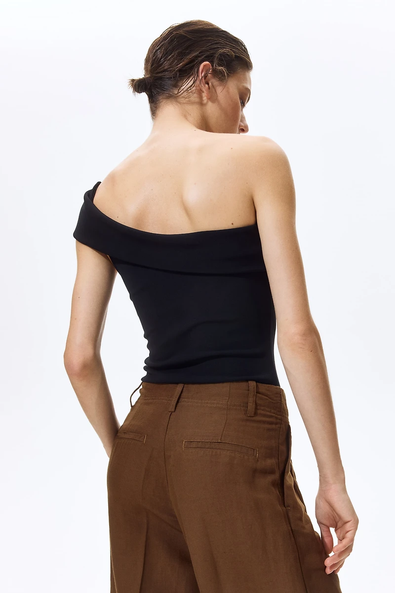 Tapered Linen-Blend Pants