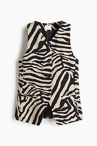 Long gilet sans manches