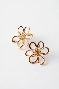 Flower-Shaped Earrings