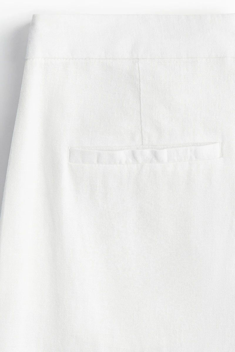 Dressy Linen-Blend Pants