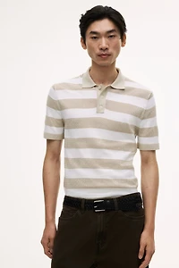 Regular-Fit Knit Polo Shirt