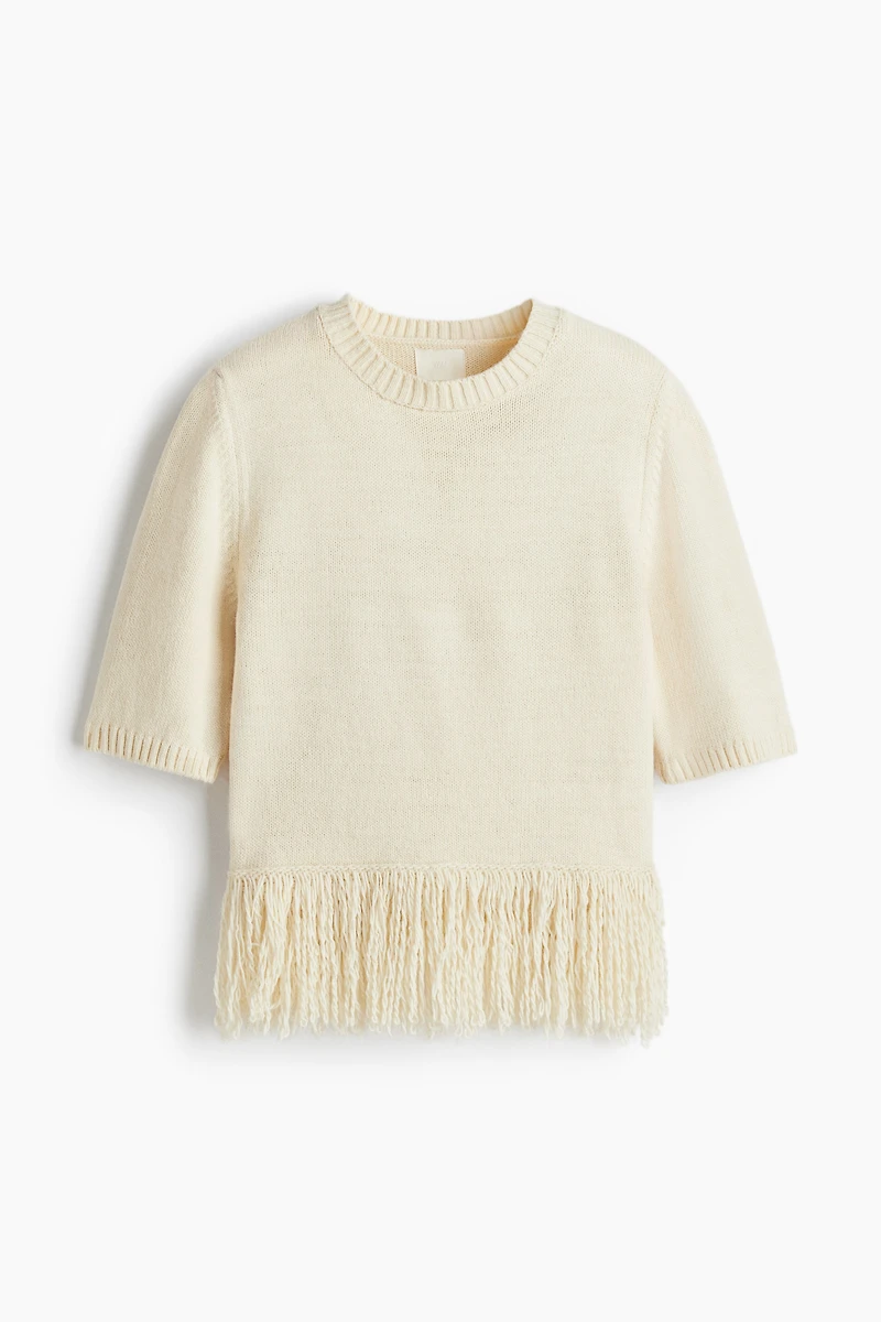 Sweater with Fringe