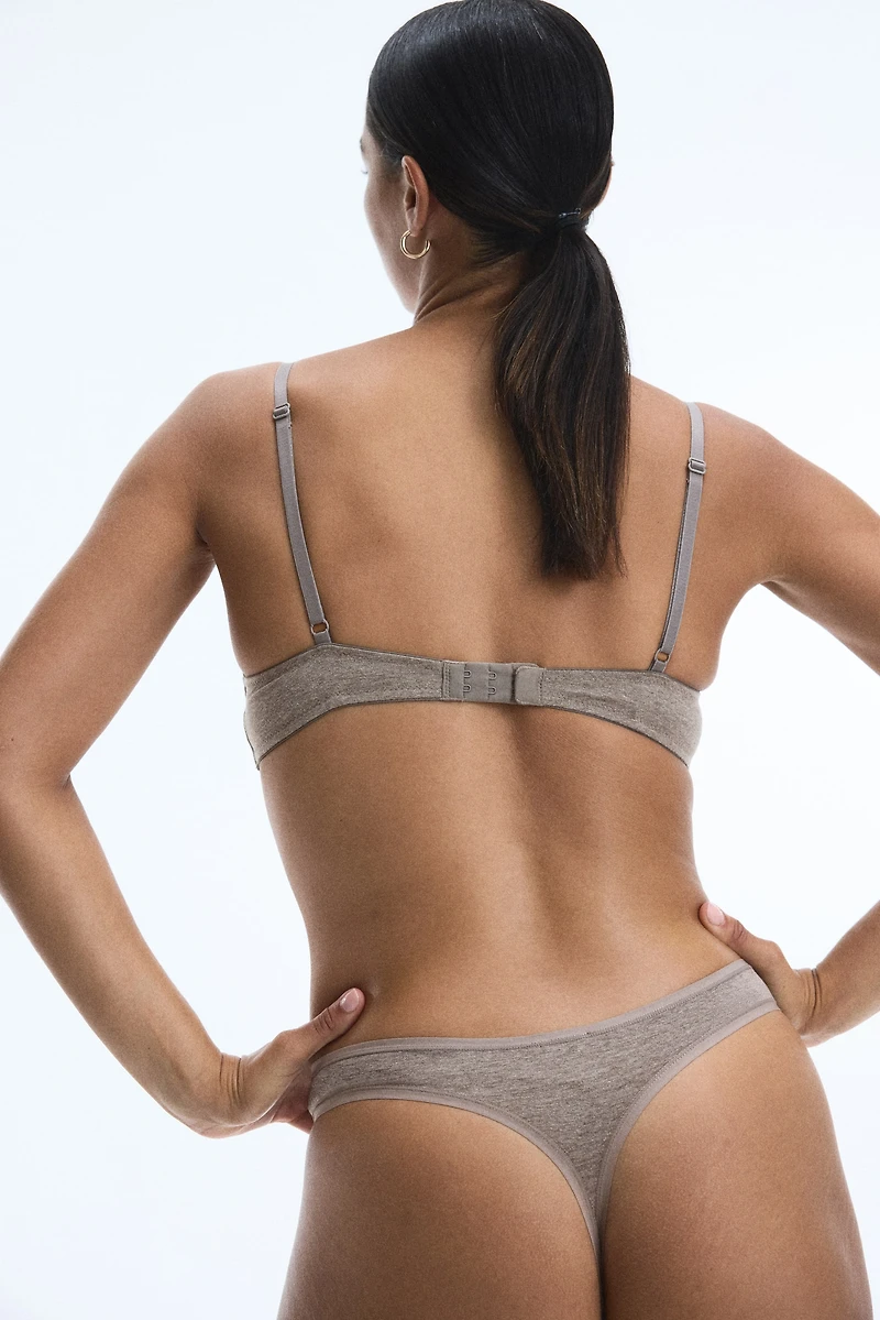 2-pack Padded Soft-cup Cotton Bras